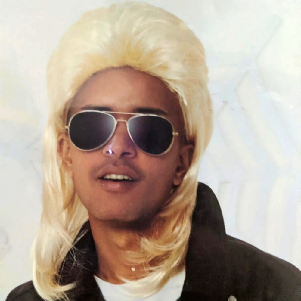 Long Mullet Wig Blonde New ADULT OSFM